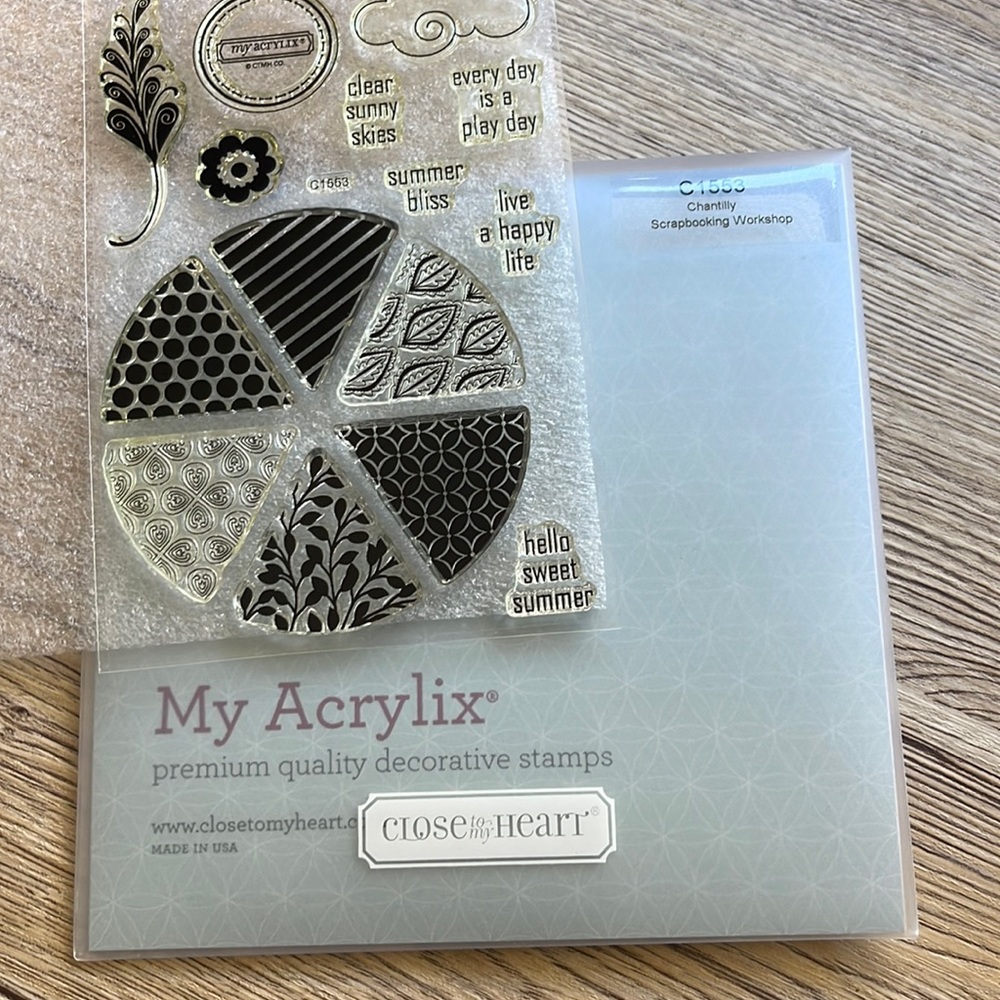 CLOSE TO MY HEART stamp set - chantilly